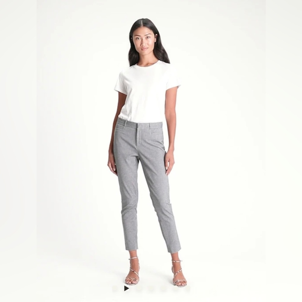 Banana Republic Sloan ankle pants gray Like new size 12L